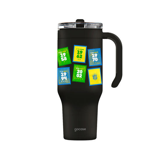 Copo Térmico Life + Ebook - CBF - Selos Títulos