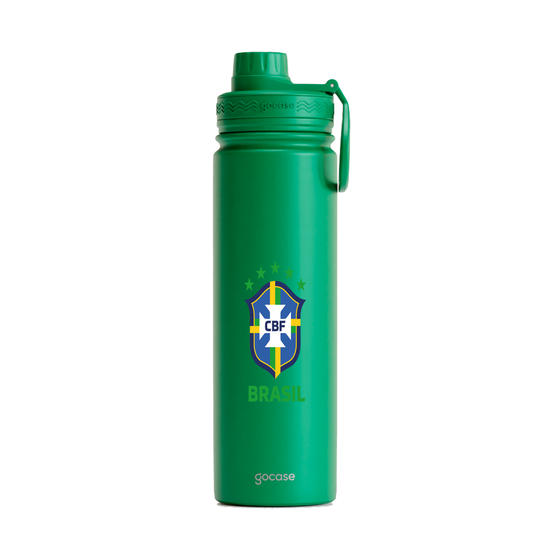 Garrafa Térmica Fresh + Ebook - CBF - Uniforme Casual Personalizado