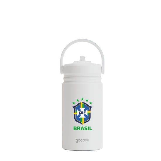 Garrafa Térmica Mini + Ebook - CBF - Uniforme Casual Personalizado