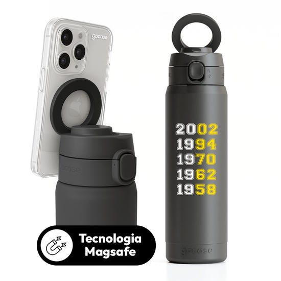 Garrafa Térmica Magsafe + Ebook - CBF - Títulos Retrô