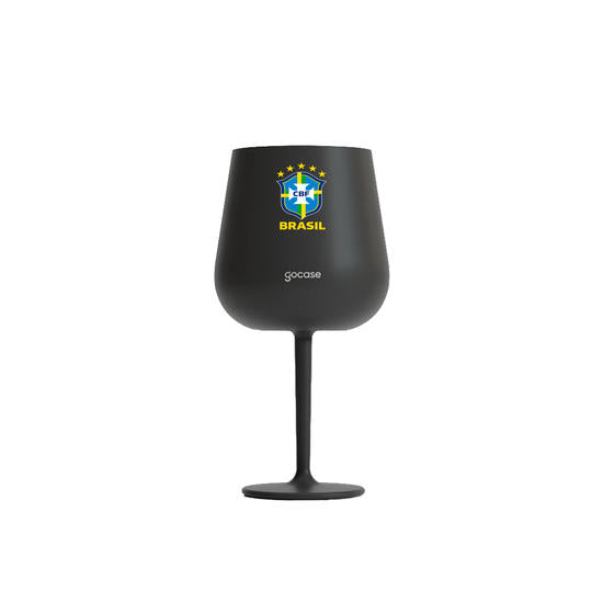 Taça Térmica Drink + Ebook - CBF - Escudo Minimalista