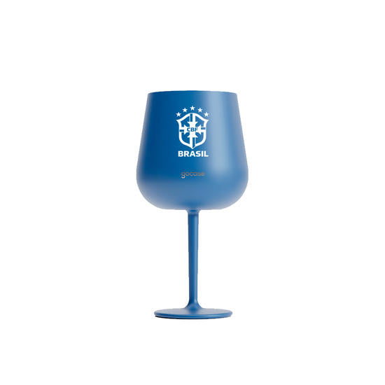 Taça Térmica Drink + Ebook - CBF - Escudo Branco