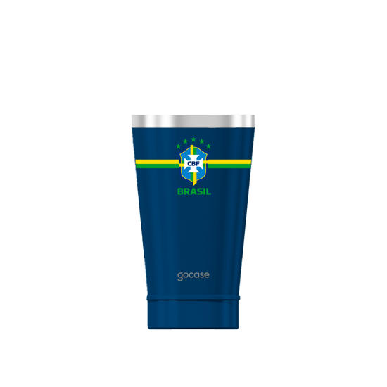 Copo Térmico Cerveja + Ebook - CBF - Brasil Core