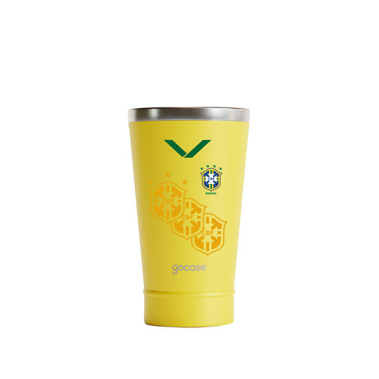Copo Térmico Cerveja + Ebook - CBF - Uniforme 1994 - Personalizado