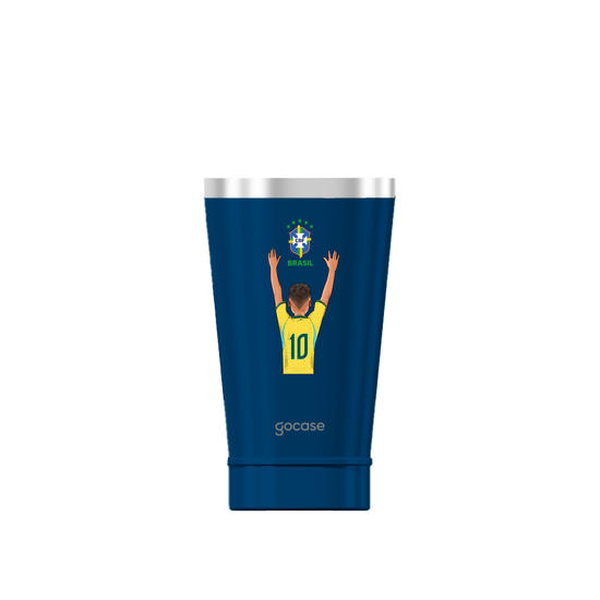 Copo Térmico Cerveja + Ebook - CBF - Garoto Uniforme 01