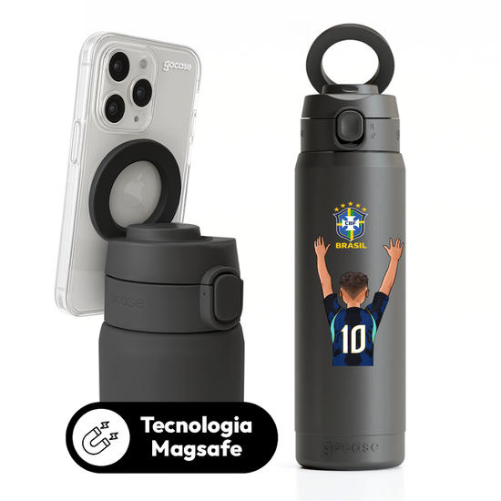 Garrafa Térmica Magsafe + Ebook - CBF - Garoto Uniforme 02
