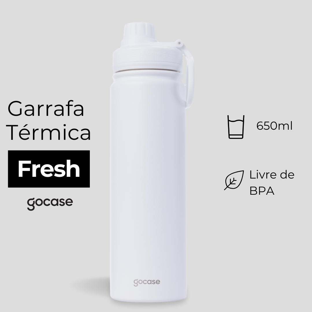 Garrafa Térmica Fresh + Ebook - CBF - Bate no Peito