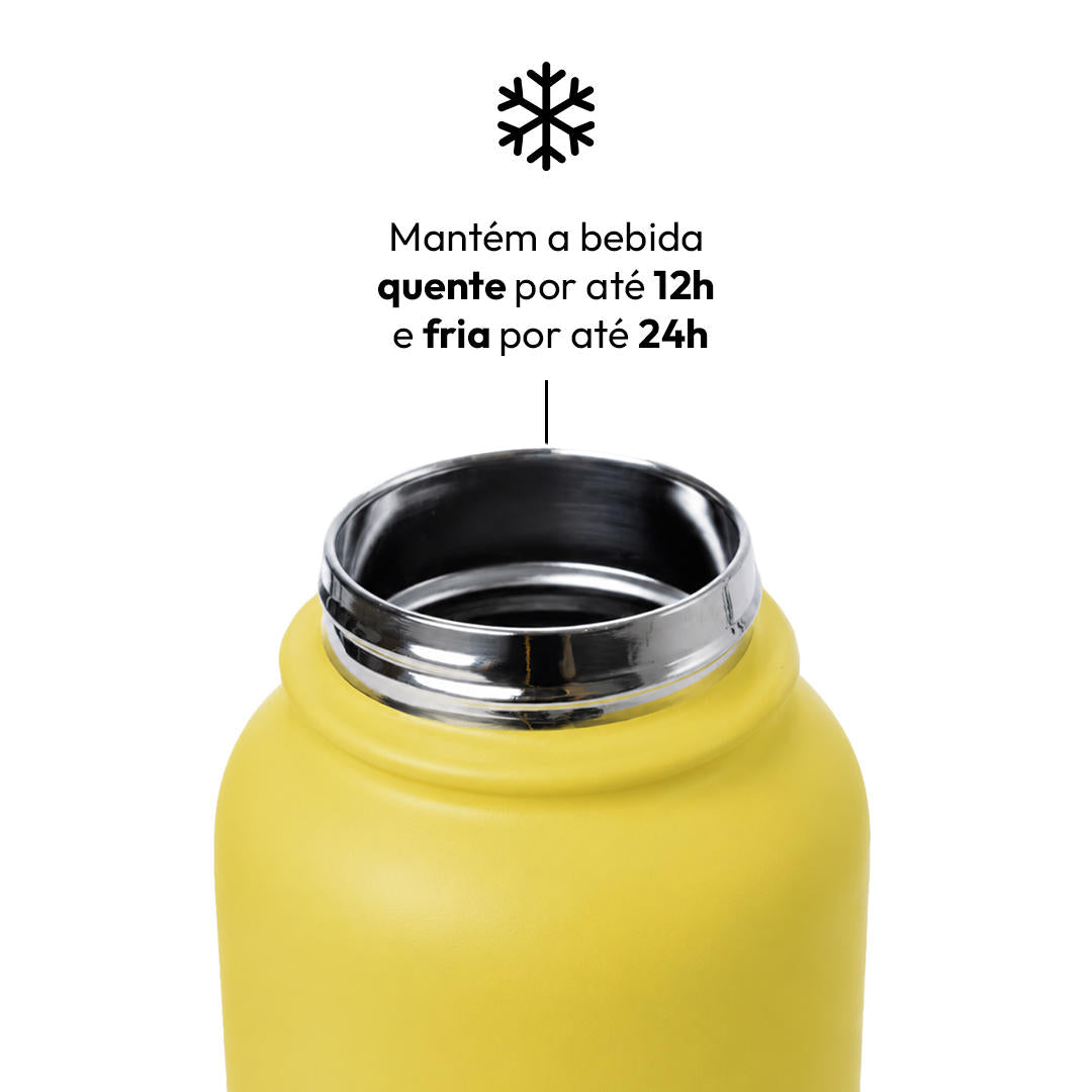 Garrafa Térmica Fresh + Ebook - CBF - Uniforme 1962