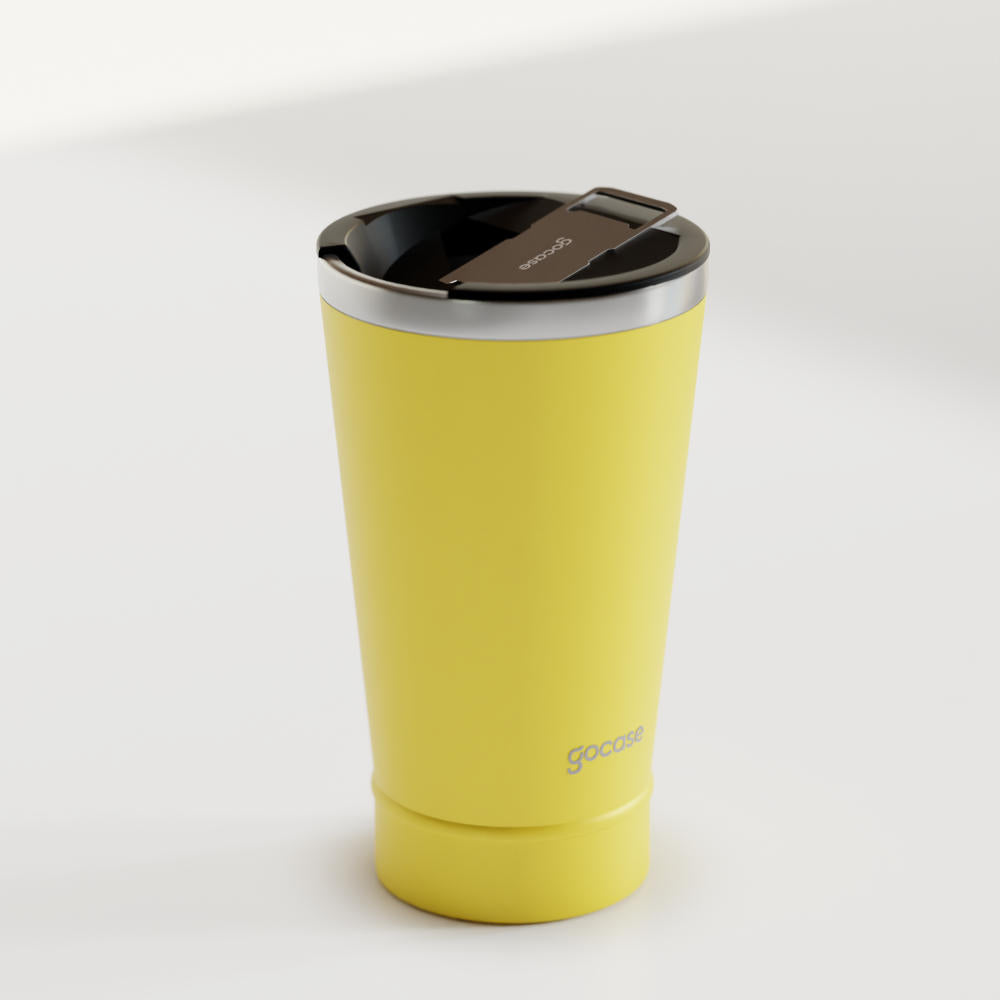 Copo Térmico Cerveja + Ebook - CBF - Brasil Core - Amarelo