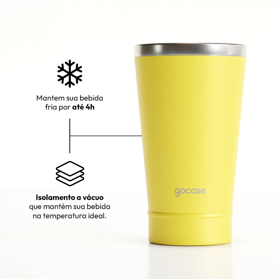 Copo Térmico Cerveja + Ebook - CBF - Uniforme 1962