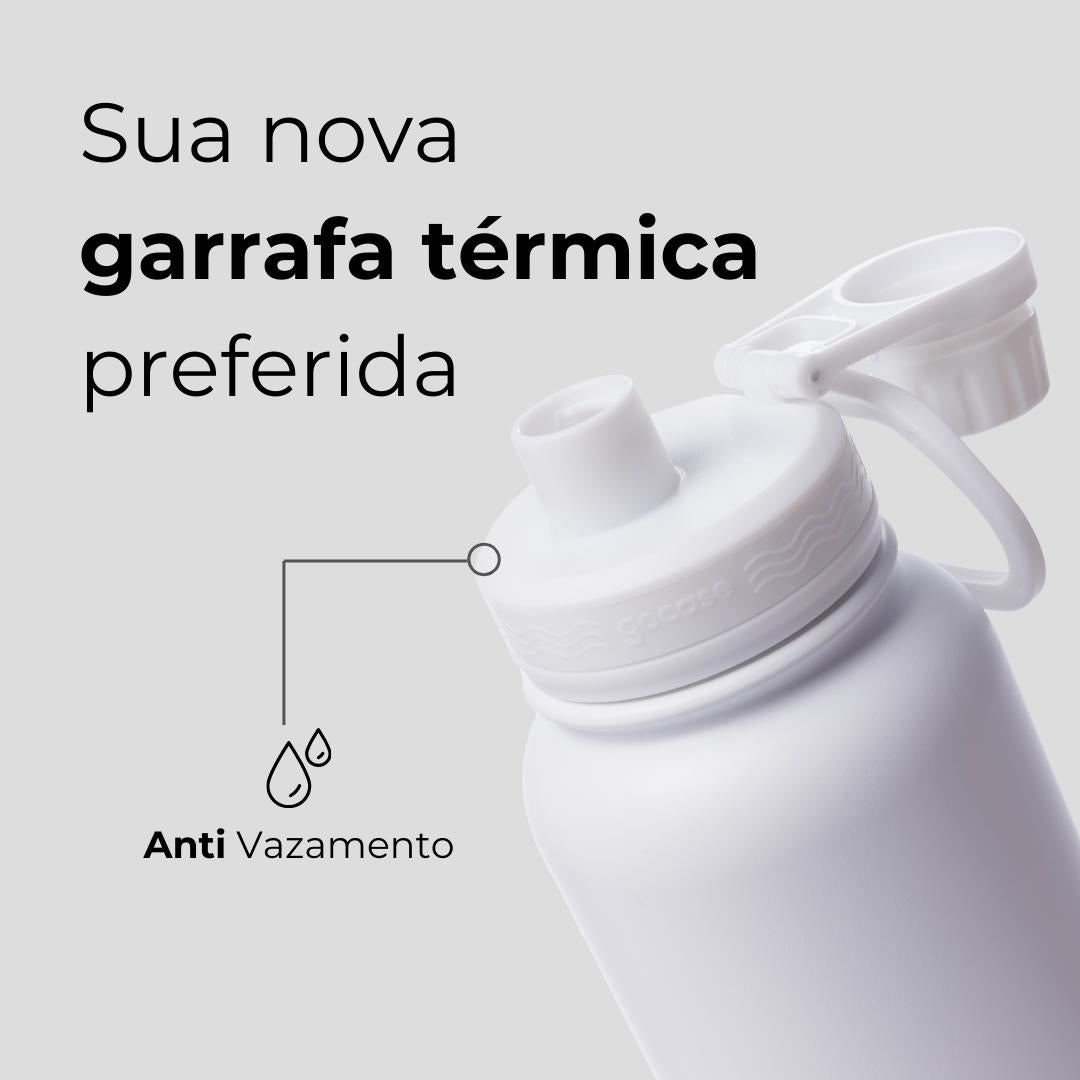 Garrafa Térmica Fresh + Ebook - CBF - Bate no Peito
