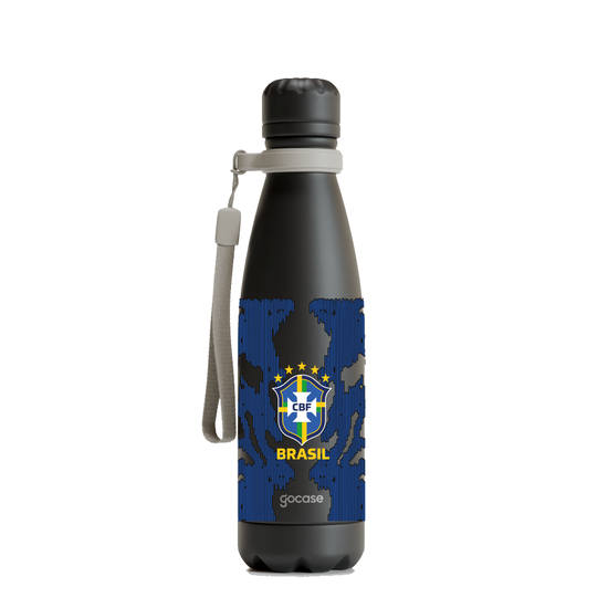 Garrafa Térmica Urban + Ebook - CBF - Uniforme 2 Personalizado - 2026
