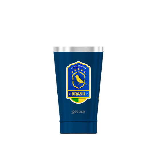 Copo Térmico Cerveja + Ebook - CBF - Selo Canarinho