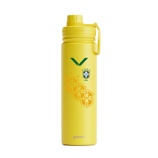 Copo Térmico Life + Ebook - CBF - Uniforme 1994 - Personalizado