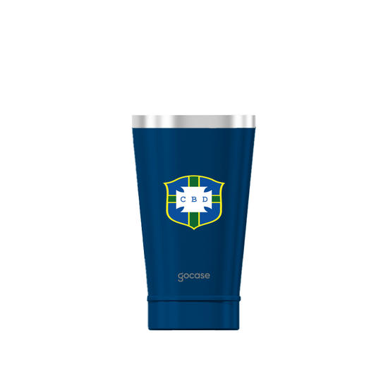 Copo Térmico Cerveja + Ebook - CBF - Uniforme 1958