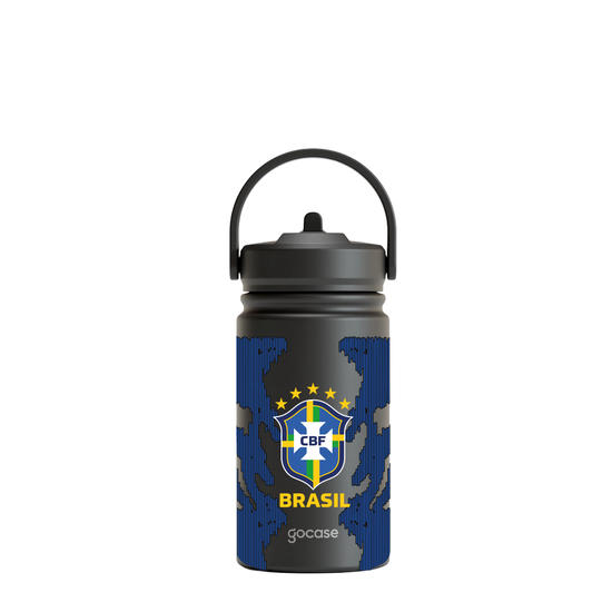Garrafa Térmica Mini + Ebook - CBF - Uniforme 2 Personalizado - 2026