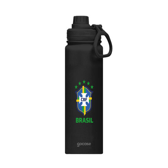 Copo Térmico Life + Ebook - CBF - Uniforme Casual Personalizado
