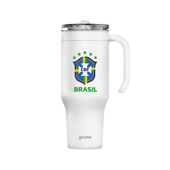 Garrafa Térmica Fresh + Ebook - CBF - Uniforme Casual Personalizado