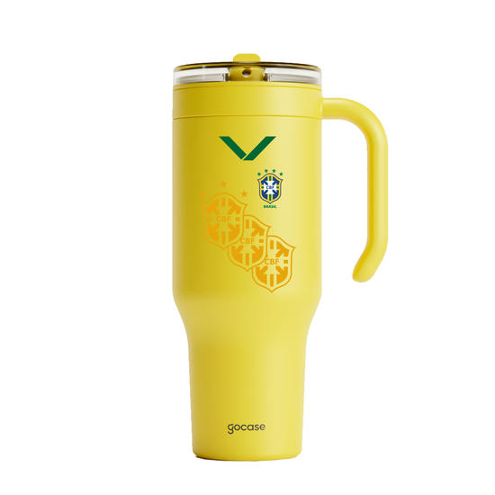 Garrafa Térmica Fresh + Ebook - CBF - Uniforme 1994 - Personalizado