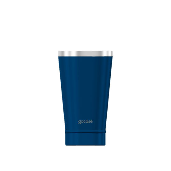 Copo Térmico Cerveja + Ebook - CBF - Escudo Minimalista Branco