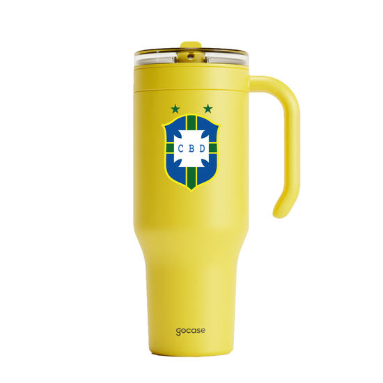 Garrafa Térmica Fresh + Ebook - CBF - Uniforme 1962